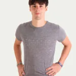 Camiseta Hitech em 100% Poliamida Tecnodry Cinza Mescla Pionieri
