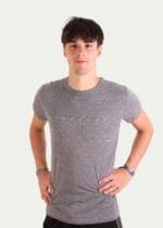 Camiseta Hitech em 100% Poliamida Tecnodry Cinza Mescla Pionieri