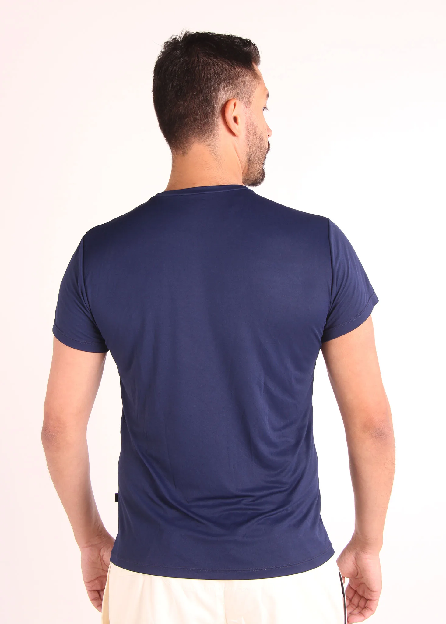 Camiseta em Poliamida Antiodor UV 50 - Tennis ForeHand - Azul Marinho - Image 3