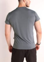 Camiseta em Poliamida Antiodor UV 50 - Pionieri Linha Logo - Dark Gray - Image 5