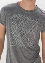 Camiseta Hitech toque gelado Poliamida - Pionieri Pattern Fish - Cinza Mescla - Image 2