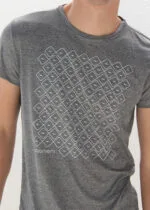 Camiseta Hitech toque gelado Poliamida - Pionieri Pattern Fish - Cinza Mescla - Image 2