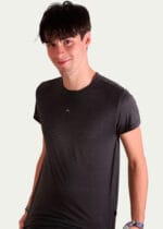 Camiseta Hitech toque gelado Poliamida - Pionieri Logo Difuso - Chumbo