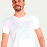 Camiseta Hitech em 100% Poliamida Branca Tecido Levissimo Pionieri