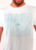 Camiseta em Poliamida Antiodor - Pionieri Ondulação - Branca - Image 2