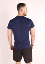 Camiseta em Poliamida Antiodor UV 50 - Pionieri Tennis Escritas - Azul - Image 3