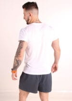 Camiseta em Poliamida Antiodor - Pionieri Tracejado - Branco - Image 3