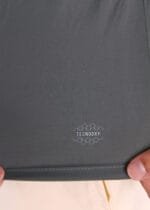 Camiseta em Poliamida Antiodor UV 50 - Pionieri Tracejado - Dark Gray - Image 3