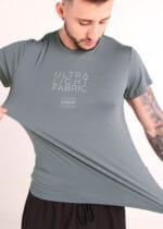 Camiseta em Poliamida Antiodor UV 50 - Pionieri Ultra Light Fabric - Dark Gray - Image 2