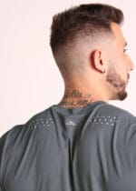 Camiseta em Poliamida Antiodor UV 50 - Pionieri Ultra Light Fabric - Dark Gray - Image 3