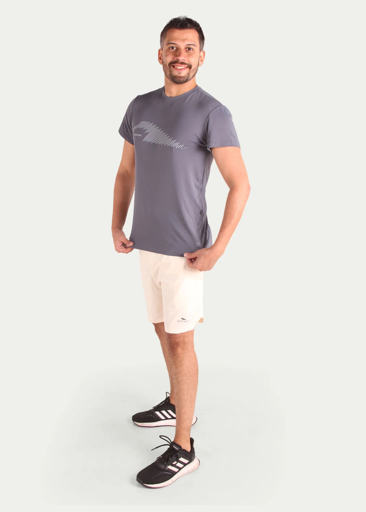 cinza-bege1 Shorts Pionieri - Bege - Image 1