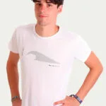 Camiseta Hitech em 100% Poliamida Branca Tecido Levissimo Pionieri
