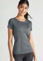 Camiseta Feminina em Poliamida Antiodor - Pionieri Lisa Dark Gray