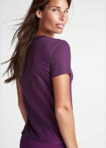 Camiseta Feminina em Poliamida Antiodor - Pionieri Tribal Roxo - Image 3