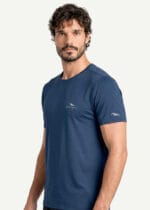 Camiseta Pionieri em Poliamida Antiodor - Azul Escuro
