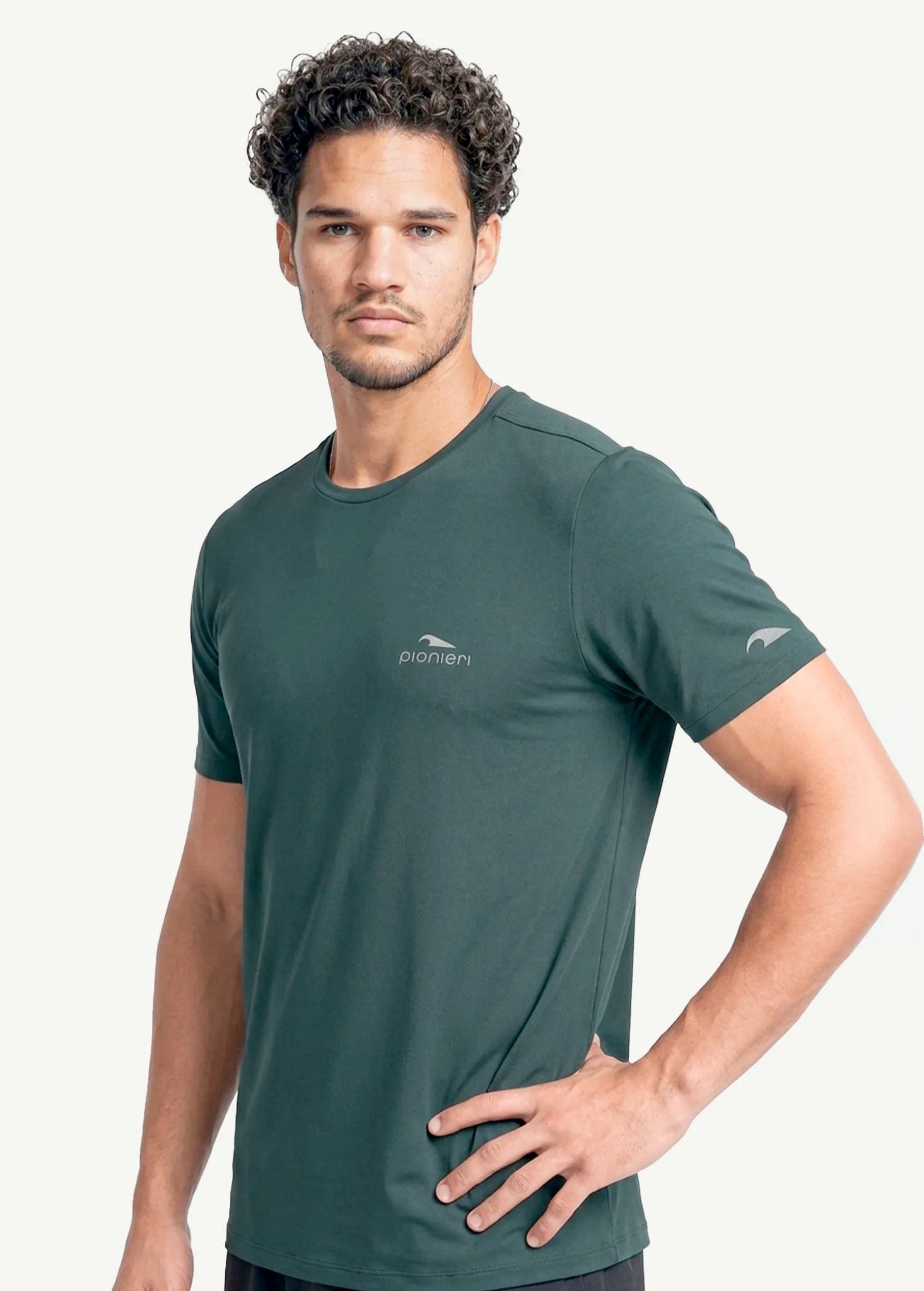 verde-escura-6 Camiseta Pionieri em Poliamida Antiodor - Verde Escuro - Image 1